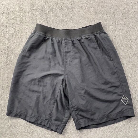 PrAna Shorts Adult Medium Black Active Athleisure Casual Men's - Picture 1 of 11